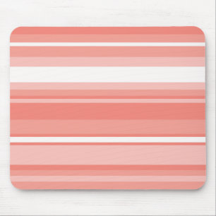 Coral stripes mouse mat