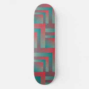 coral teal shades skateboard