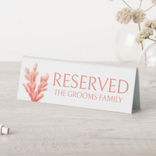 Coral watercolor orange art reserved wedding