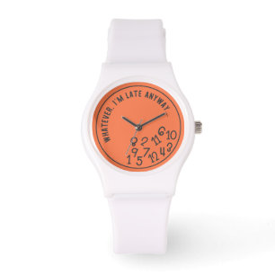 Coral Whatever I'm Late Anyways Watch