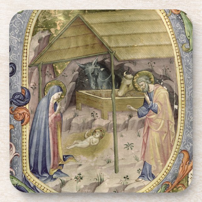 Corale / Graduale no.5  Historiated initial 'P' de Coaster (Front)