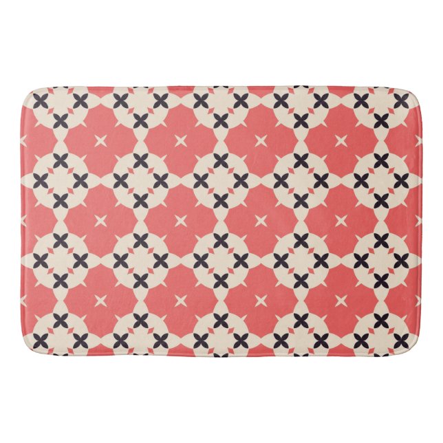 Coraliana Flowers Bath Mat (Front)