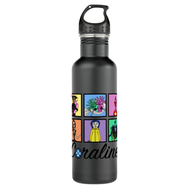 Coraline          710 ml water bottle (Front)