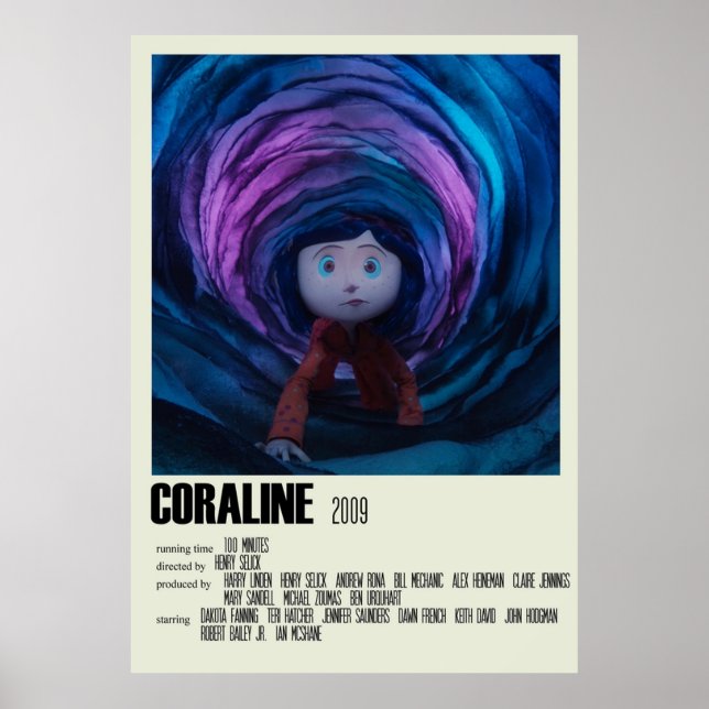 Coraline Alternative Art Movie Large 1 Poster (Front)