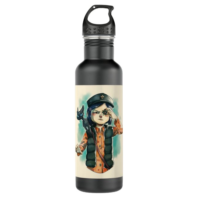 Coraline Jones   710 Ml Water Bottle (Front)