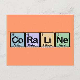 Coraline made of Elements Postcard