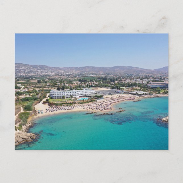 Corallia Beach Paphos, Cyprus Postcard (Front)