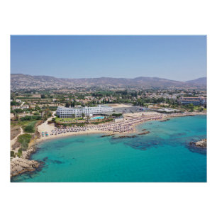 Corallia Beach Paphos, Cyprus Poster