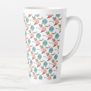 Corals Latte Mug