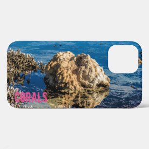 Corals reef at low tide le morne mauritius gift iPhone 12 pro case