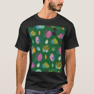 Corals & Sea Plants: Underwater Pattern T-Shirt