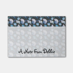Corals With Shells Pattern Add Your Name Post-it Notes