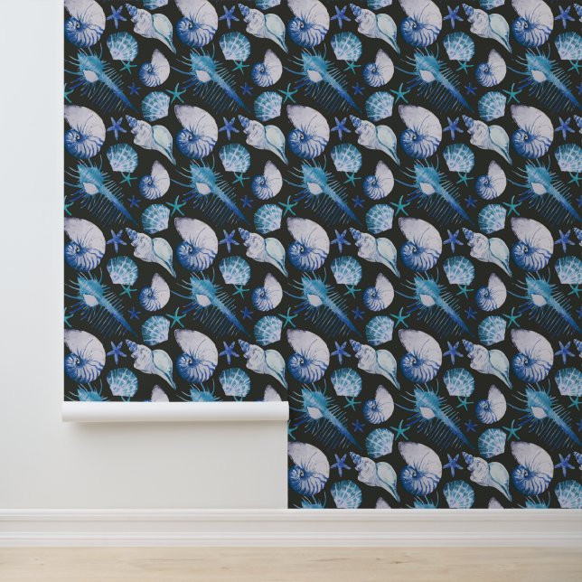 Corals With Shells Pattern Wallpaper (Application)