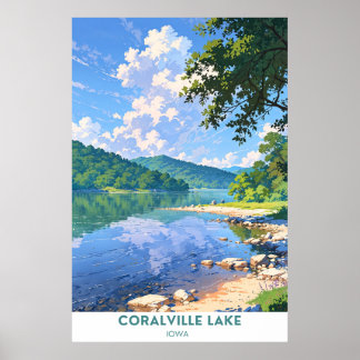 Coralville Lake, Iowa Poster