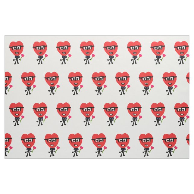 corazon enamorado fabric (Fat Quarter)