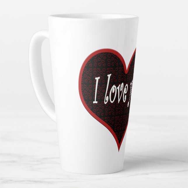 Corazón I love you Latte Mug (Left Angle)