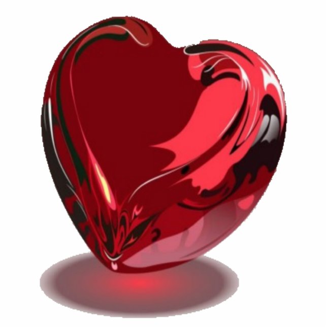 Corazón. Standing Photo Sculpture (Front)