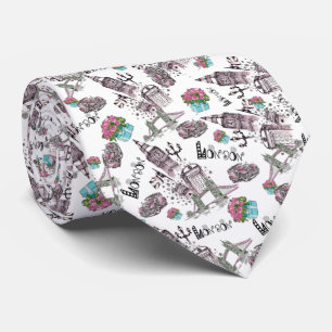 Corbata de London con la bandera Tie