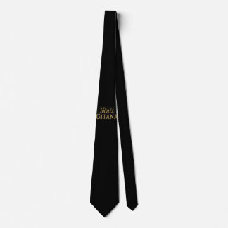 Corbata Negra Raíz Gitana Tie