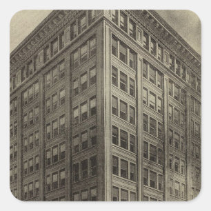 Corbett Bldg, Portland, Oregon Square Sticker