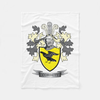 Corbett Family Crest Coat of Arms Fleece Blanket