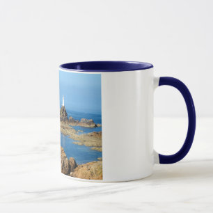 Corbiere lighthouse at low tide mug