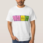 Corbin periodic table name shirt<br><div class="desc">Corbin spelled out as C O Rb In (Carbon Oxygen Rubidium Indium) on a shirt for the scientist in you.</div>