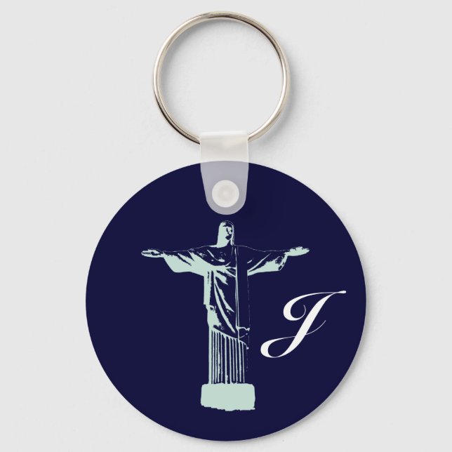 Corcovado - Christ, Rio-Brasil Key Ring (Front)
