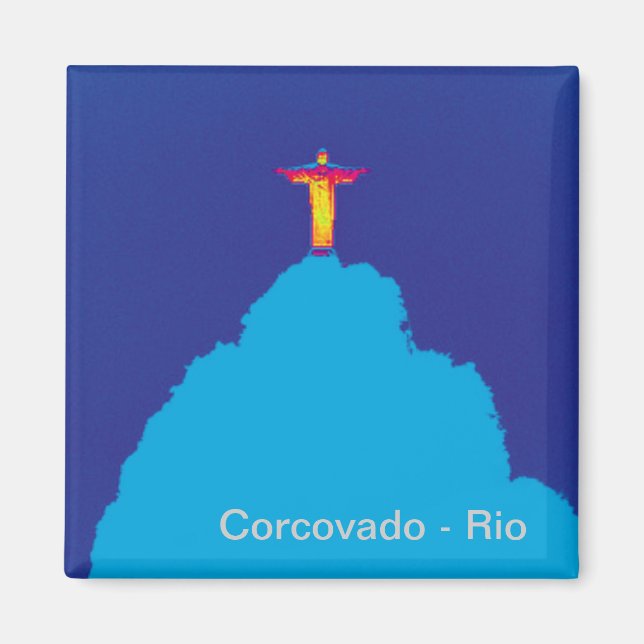 Corcovado Rio Brasil Magnet (Front)