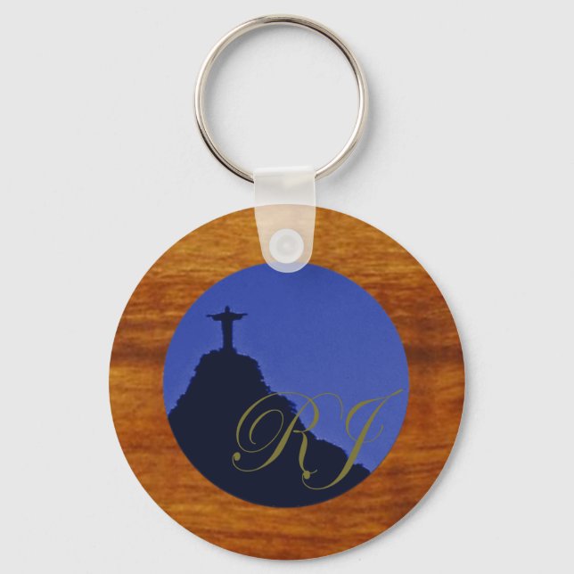 corcovado ~ Rio de Janeiro br Key Ring (Front)