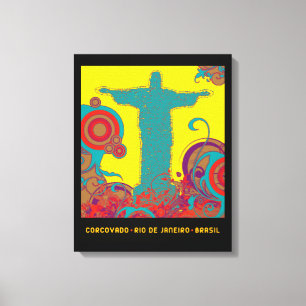 corcovado - rio de janeiro canvas print