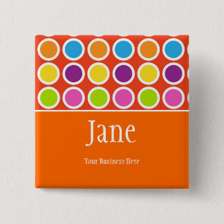 Cordelia Name Badge Button