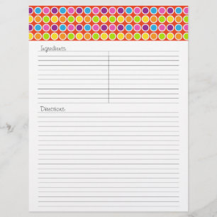 Cordelia Recipe Letterhead