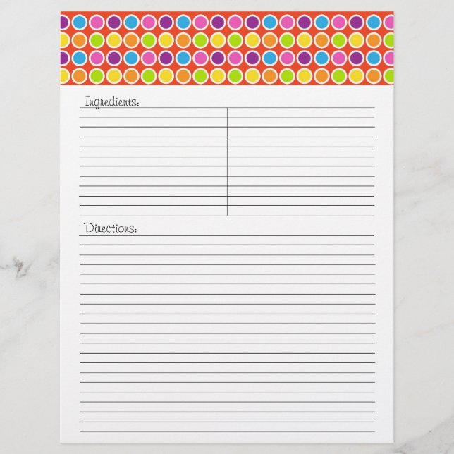 Cordelia Recipe Letterhead (Front)