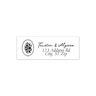Cordelia's Lace Wedding Self-inking Stamp
