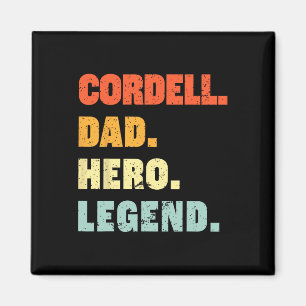 Cordell Dad Hero Legend Personalised Custom Name F Magnet
