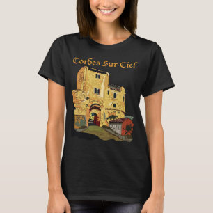 Cordes Sur Ciel France Retro Travel T-Shirt