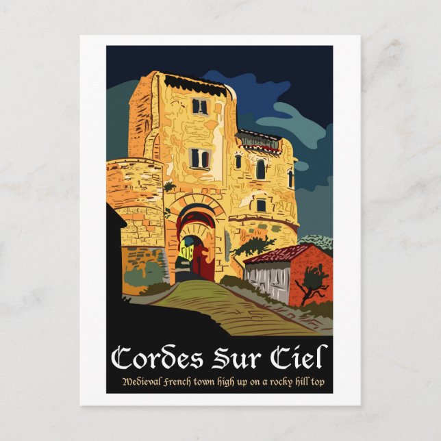 Cordes Sur Ciel Postcard (Front)