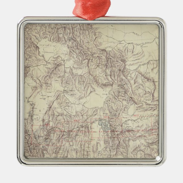 Cordilleras Metal Tree Decoration (Front)