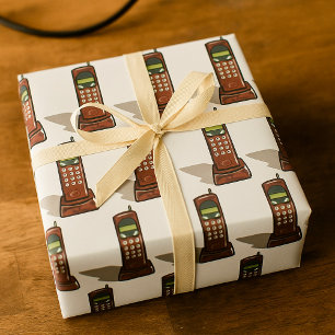 Cordless Telephone Wrapping Paper