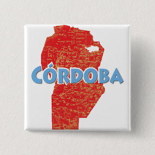 Córdoba 15 Cm Square Badge