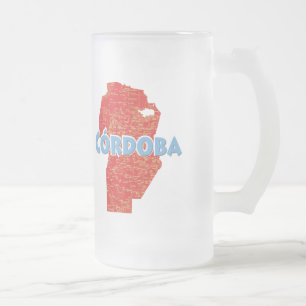 Córdoba Frosted Glass Beer Mug
