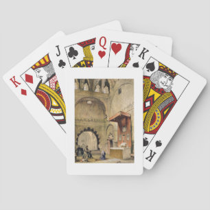 Cordoba: Monk praying at a Christian altar in the Playing Cards