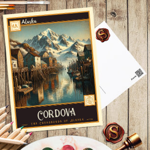 Cordova, Alaska Vintage Postcard