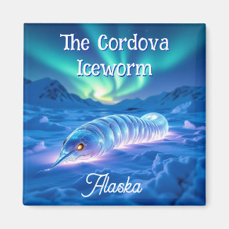 Cordova Iceworm Alaska Cryptid Myth Magnet