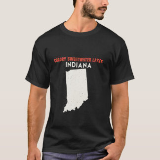 Cordry Sweetwater Lakes Indiana USA State America  T-Shirt
