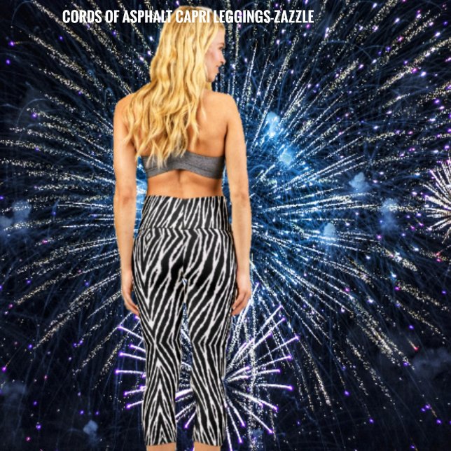 Cords of Asphalt Capri Leggings (Creator Uploaded)