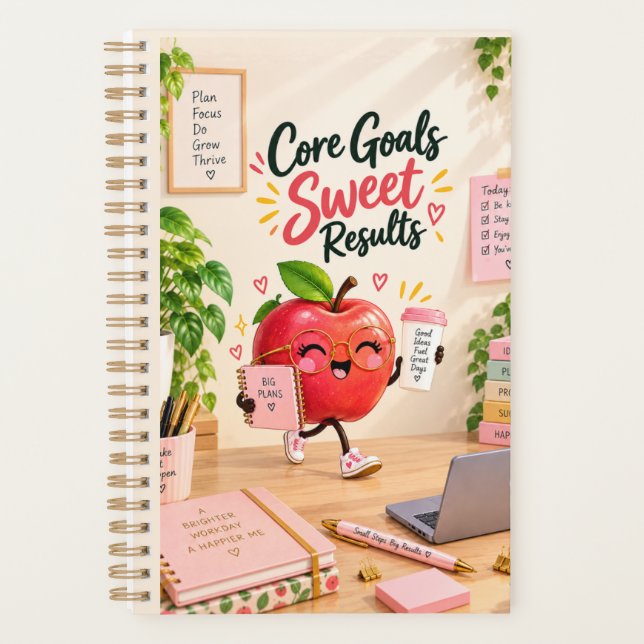 Core Goals, Sweet Results Planner (Front)