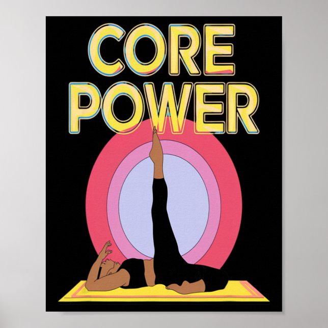 Core Power Abs Strength Yoga Pilates Stability Bod Poster (Front)