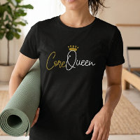 Core Queen Pilates T-shirt - Workout Quote